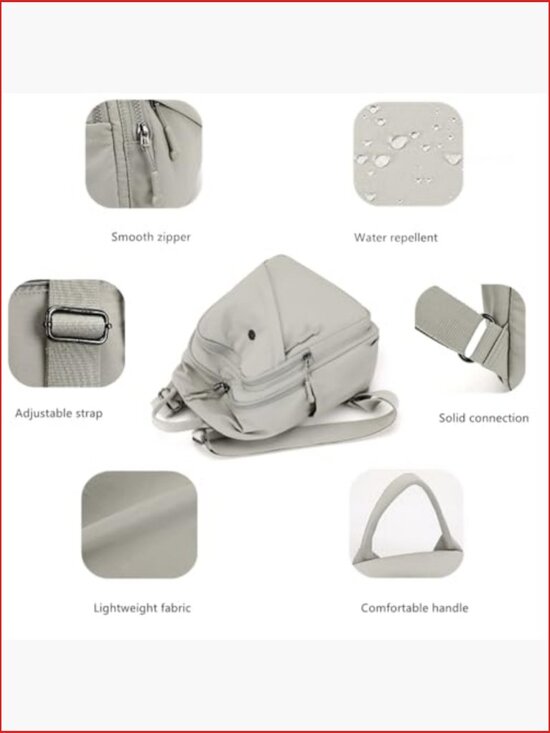Mini Nylon Travel Backpack Purse, Cute Lightweight Daypack for Women main image 5